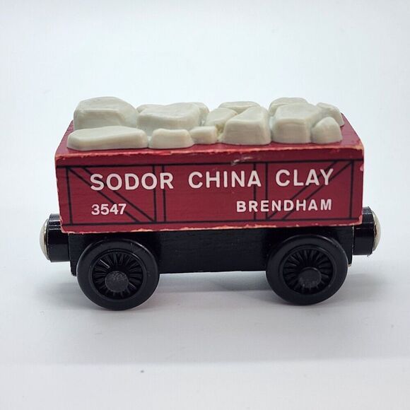 2001 Thomas & Friends China Clay Car Sodor 3547 Wooden Railway Vintage - Picture 1 of 7